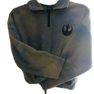 Star wars half zip up drawstring pullover